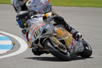 © Octane Photographic Ltd. 2012 World Superbike Championship – European GP – Donington Park. Friday 11th May 2012. WSBK Free Practice. Maxime Berger - Ducati 1098R. Digital Ref : 0328lw7d3184