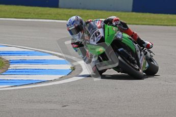 © Octane Photographic Ltd. 2012 World Superbike Championship – European GP – Donington Park. Friday 11th May 2012. WSBK Free Practice. Loris Baz - Kawasaki ZX-10R. Digital Ref : 0328lw7d3292