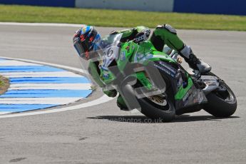 © Octane Photographic Ltd. 2012 World Superbike Championship – European GP – Donington Park. Friday 11th May 2012. WSBK Free Practice. Leandro Mercado - Kawasaki ZX-10R. Digital Ref : 0328lw7d3304