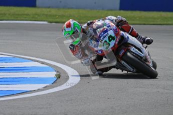 © Octane Photographic Ltd. 2012 World Superbike Championship – European GP – Donington Park. Friday 11th May 2012. WSBK Free Practice. Davide Giuliano - Ducati 1098R. Digital Ref : 0328lw7d3332