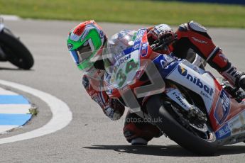 © Octane Photographic Ltd. 2012 World Superbike Championship – European GP – Donington Park. Friday 11th May 2012. WSBK Free Practice. Davide Giuliano - Ducati 1098R. Digital Ref : 0328lw7d3372