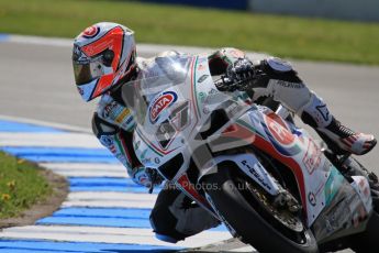 © Octane Photographic Ltd. 2012 World Superbike Championship – European GP – Donington Park. Friday 11th May 2012. WSBK Free Practice. Lorenzo Zanetti - Ducati 1098R. Digital Ref : 0328lw7d3540