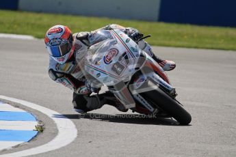 © Octane Photographic Ltd. 2012 World Superbike Championship – European GP – Donington Park. Friday 11th May 2012. WSBK Free Practice. Lorenzo Zanetti - Ducati 1098R. Digital Ref : 0328lw7d3666