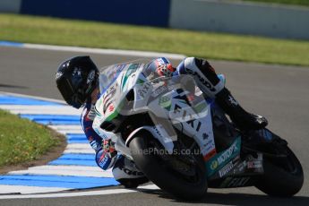 © Octane Photographic Ltd. 2012 World Superbike Championship – European GP – Donington Park. Saturday 12th May 2012. WSBK Saturday Qualifying practice. Leon Camier. Digital Ref : 0332lw7d4833