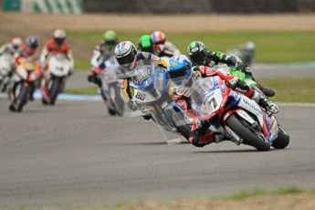 © Octane Photographic Ltd 2012. World Superbike Championship – European GP – Donington Park, Sunday 13th May 2012. Race 1 warm up lap. Carlos Checa heads teh pack on the warm up lap. Digital Ref : 0335cb1d5013