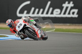 © Octane Photographic Ltd 2012. World Superbike Championship – European GP – Donington Park, Sunday 13th May 2012. Race 1. Niccolo Canepa. Digital Ref : 0335cb1d5135