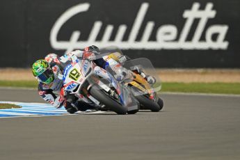 © Octane Photographic Ltd 2012. World Superbike Championship – European GP – Donington Park, Sunday 13th May 2012. Race 1. Chaz Davies. Digital Ref : 0335cb1d5173