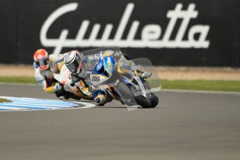 © Octane Photographic Ltd 2012. World Superbike Championship – European GP – Donington Park, Sunday 13th May 2012. Race 1. Ayrton Badovini and Jakob Smrz. Digital Ref : 0335cb1d5176