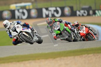 © Octane Photographic Ltd 2012. World Superbike Championship – European GP – Donington Park, Sunday 13th May 2012. Race 1. Leon Haslam, Tom Sykes, Marco Melandri and Max Biaggi. Digital Ref : 0335cb1d5263