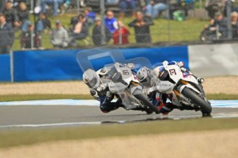 © Octane Photographic Ltd 2012. World Superbike Championship – European GP – Donington Park, Sunday 13th May 2012. Race 1. Marco Melandri and Leon Haslam. Digital Ref : 0335cb1d5318