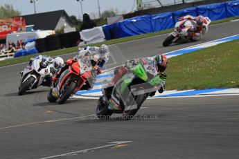 © Octane Photographic Ltd 2012. World Superbike Championship – European GP – Donington Park, Sunday 13th May 2012. Race 2. Tom Sykes, Max Biaggi, Leon Haslam and Marc Melandri. Digital Ref : 0337lw7d7983