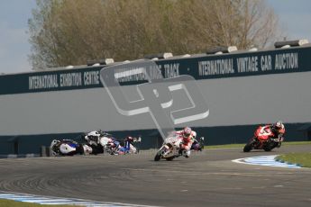 © Octane Photographic Ltd 2012. World Superbike Championship – European GP – Donington Park, Sunday 13th May 2012. Race 2. Jonathan Rea nips though to take the win as Leon Haslam and Marco Melandri crash on the last corner of the last lap whilst running 1-2. Digital Ref : 0337lw7d8429