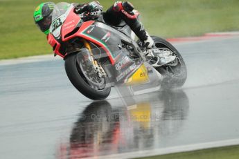 © Octane Photographic Ltd. World Superbike Championship – Silverstone, Race 2. Sunday 5th August 2012. Eugene Laverty - Aprillia RSV4 Factory - Aprillia Racing Team. Digital Ref :