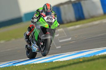 © Octane Photographic Ltd 2012. World Superbike Championship – European GP – Donington Park. Superpole session 2. Pole position - Tom Sykes - Kawasaki ZX-10R. Digital Ref :  0334cb1d4501