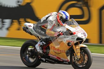 © Octane Photographic Ltd 2012. World Superbike Championship – European GP – Donington Park. Superpole session 3. 2nd Place - Leon Haslam - BMW S1000RR. Digital Ref : 0334cb7d2262