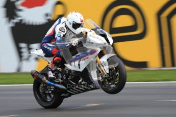 © Octane Photographic Ltd 2012. World Superbike Championship – European GP – Donington Park. Superpole session 3. 2nd Place - Leon Haslam - BMW S1000RR. Digital Ref :  0334cb7d2278