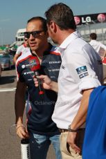 World © Octane Photographic Ltd. F1 USA GP, Austin, Texas, Circuit of the Americas (COTA), Sunday 17th November 2013 - Drivers' parade. Williams FW35 - Pastor Maldonado. Digital Ref : 0860lw1d2517