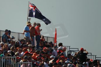 World © Octane Photographic Ltd. F1 USA GP, Austin, Texas, Circuit of the Americas (COTA), Sunday 17th November 2013 - Atmosphere. The fans on race day. Digital Ref : 0860lw1d2751
