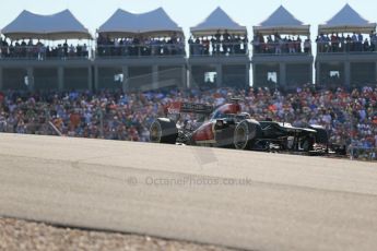 World © Octane Photographic Ltd. F1 USA GP, Austin, Texas, Circuit of the Americas (COTA), Sunday 17th November 2013 - Race. Lotus F1 Team E21 – Heikki Kovalainen. Digital Ref : 0861lw1d6010