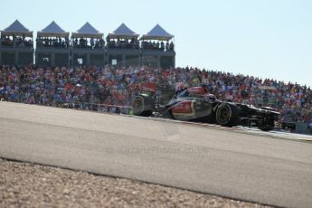 World © Octane Photographic Ltd. F1 USA GP, Austin, Texas, Circuit of the Americas (COTA), Sunday 17th November 2013 - Race. Lotus F1 Team E21 – Heikki Kovalainen. Digital Ref : 0861lw1d6069