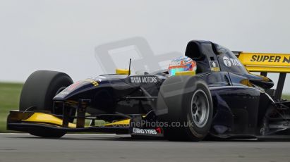 World © Octane Photographic Ltd./Carl Jones. Saturday August 31st 2013, AutoGP free practice, Donington Park, Narain Karthikeyan, Super Nova. Digital Ref : 0802cj1d0969