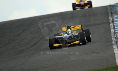 World © Octane Photographic Ltd./Carl Jones. Saturday August 31st 2013, AutoGP qualifying, Donington Park, Narain Karthikeyan, Super Nova. Digital Ref : 0803cj1d1142