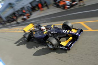 World © Octane Photographic Ltd./Carl Jones. Saturday August 31st 2013, AutoGP qualifying, Donington Park, Narain Karthikeyan, Super Nova. Digital Ref : 0803cj7d0027