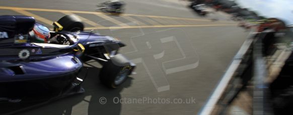 World © Octane Photographic Ltd./Carl Jones. Saturday August 31st 2013, AutoGP qualifying, Donington Park, Narain Karthikeyan, Super Nova. Digital Ref : 0803cj7d0031