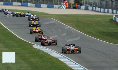 World © Octane Photographic Ltd./Carl Jones. Sunday September 1st 2013, AutoGP Race 2, Donington Park. Digital Ref : 0807cj1d1846