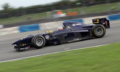 World © Octane Photographic Ltd./Carl Jones. Sunday September 1st 2013, AutoGP Race 2, Donington Park - Narain Karthikeyan, Super Nova. Digital Ref : 0807cj7d4407