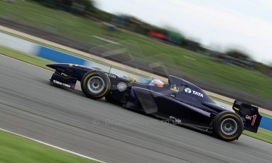 World © Octane Photographic Ltd./Carl Jones. Sunday September 1st 2013, AutoGP Race 2, Donington Park - Narain Karthikeyan, Super Nova. Digital Ref : 0807cj7d4485