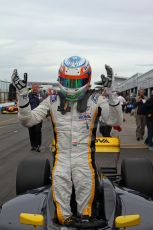 World © Octane Photographic Ltd./Carl Jones. Sunday September 1st 2013, AutoGP Race 2, Donington Park - Narain Karthikeyan, Super Nova. Digital Ref : 0807cj7d4567