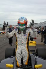 World © Octane Photographic Ltd./Carl Jones. Sunday September 1st 2013, AutoGP Race 2, Donington Park - Narain Karthikeyan, Super Nova. Digital Ref : 0807cj7d4567