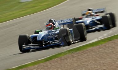 World © Octane Photographic Ltd./Carl Jones. Sunday September 1st 2013, AutoGP Race 1, Donington Park. Andrea Roda – Virtuosi UK. Digital Ref : 0804cj1d1377