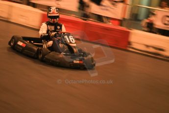 ©  Octane Photographic Ltd. January 11th 2013. Autosport International. Autosport International Karting Challenge in aid of The Alzheimer’s Society. Kieran Vernon. Digiatal Ref :