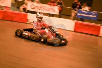 ©  Octane Photographic Ltd. January 11th 2013. Autosport International. Autosport International Karting Challenge in aid of The Alzheimer’s Society. James Cole. Digiatal Ref :