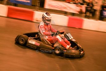 ©  Octane Photographic Ltd. January 11th 2013. Autosport International. Autosport International Karting Challenge in aid of The Alzheimer’s Society. James Cole. Digiatal Ref :