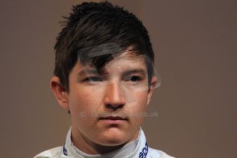 World © Octane Photographic Ltd./Carl Jones. January 11th 2013. Autosport International. 2012 Autosport McLaren BRDC Young Driver of the Year winner Jake Dennis. Digital Ref :