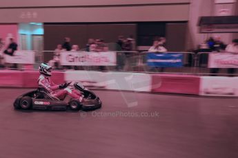 © Octane Photographic Ltd. January 11th 2013. Autosport International. Autosport International Karting Challenge in aid of The Alzheimer’s Society. James Cole. Digiatal Ref :