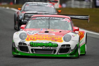 World © Octane Photographic Ltd. Avon Tyres British GT Championship. Monday 1st April 2013 Oulton Park – Race 1. Porsche 997 GT3-R – Trackspeed – Phil Keen, Jon Minshaw. Digital Ref : 0623ce1d8615
