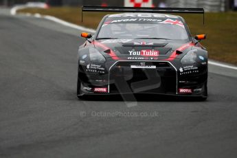 World © Octane Photographic Ltd. Avon Tyres British GT Championship. Monday 1st April 2013 Oulton Park – Race 1. Nissan GTR – JRM Racing – Jody Fannin, Mark Cole. Digital Ref : 0623ce1d8619