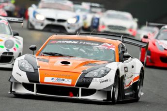 World © Octane Photographic Ltd. Avon Tyres British GT Championship. Monday 1st April 2013 Oulton Park – Race 1. Ginetta G55 GT3 – Ginetta UK Ltd. – Mike Simpson, Richard Sykes. Digital Ref : 0623ce1d8628