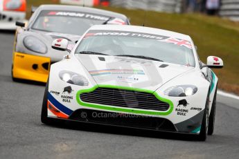 World © Octane Photographic Ltd. Avon Tyres British GT Championship. Monday 1st April 2013 Oulton Park – Race 1. Aston Martin V8 Vantage GT4 – Complete Racing AMR – Tom Wilson, Steve Chaplin. Digital Ref : 0623ce1d8650
