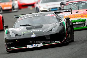 World © Octane Photographic Ltd. Avon Tyres British GT Championship. Monday 1st April 2013 Oulton Park – Race 1. Ferrari 458 Italia – Vita4One Team Italy – Matteo Bobbi, Jay Palmer. Digital Ref : 0623ce1d8666