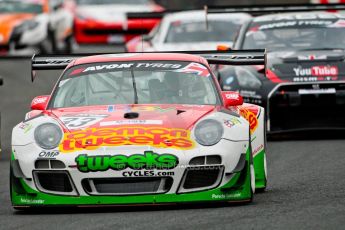 World © Octane Photographic Ltd. Avon Tyres British GT Championship. Monday 1st April 2013 Oulton Park – Race 1. Porsche 997 GT3-R – Trackspeed – Phil Keen, Jon Minshaw. Digital Ref : 0623ce1d8670