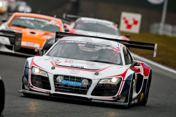 World © Octane Photographic Ltd. Avon Tyres British GT Championship. Monday 1st April 2013 Oulton Park – Race 1. Audi R8 LMS Ultra – United Autosports – Zak Brown, Matt Bell, Mark Patterson. Digtal Ref : 0623ce1d8674