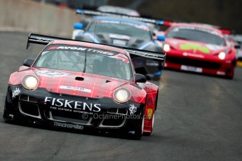 World © Octane Photographic Ltd. Avon Tyres British GT Championship. Monday 1st April 2013 Oulton Park – Race 1. Porsche 997 GT3-R – Trackspeed – Richard Westbrook, Gregor Fiskin. Digital Ref :