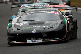 World © Octane Photographic Ltd. Avon Tyres British GT Championship. Monday 1st April 2013 Oulton Park – Race 1. Ferrari 458 Italia – Vita4One Team Italy – Matteo Bobbi, Jay Palmer. Digital Ref : 0623ce1d8702