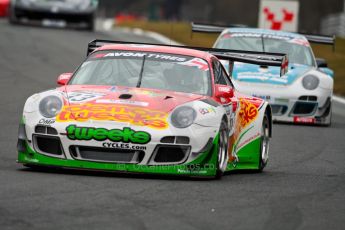World © Octane Photographic Ltd. Avon Tyres British GT Championship. Monday 1st April 2013 Oulton Park – Race 1. Porsche 997 GT3-R – Trackspeed – Phil Keen, Jon Minshaw. Digital Ref : 0623ce1d8763