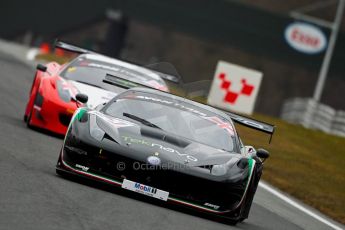 World © Octane Photographic Ltd. Avon Tyres British GT Championship. Monday 1st April 2013 Oulton Park – Race 1. Ferrari 458 Italia – Vita4One Team Italy – Matteo Bobbi, Jay Palmer. Digital Ref : 0623ce1d8767